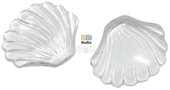 투명 플라스틱 조개 모형 (10개입) 과학 실험 키트 교구 도구 만들기