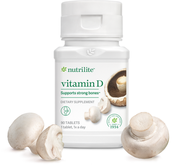 미국 암웨이 뉴트리라이트 비타민D+K2 뼈 관절 면역 치아 건강 식물성 비타민D3 90정, 1개