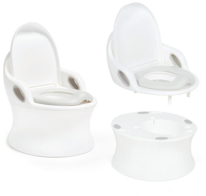 [아이팜] 프리미엄포티 3in1 유아변기 커버 디딤대, 색상:그레이