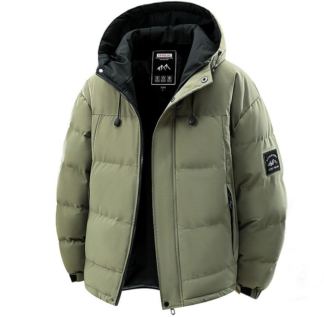 스타일닥터 남성 겨울 야상 도톰 패딩 후드 따뜻한 점퍼