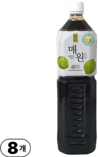 보해 매원 1.5L X 8개 (1박스) 매실원액 매실액 매실액기스 매실청 주스 매실차 보해매원