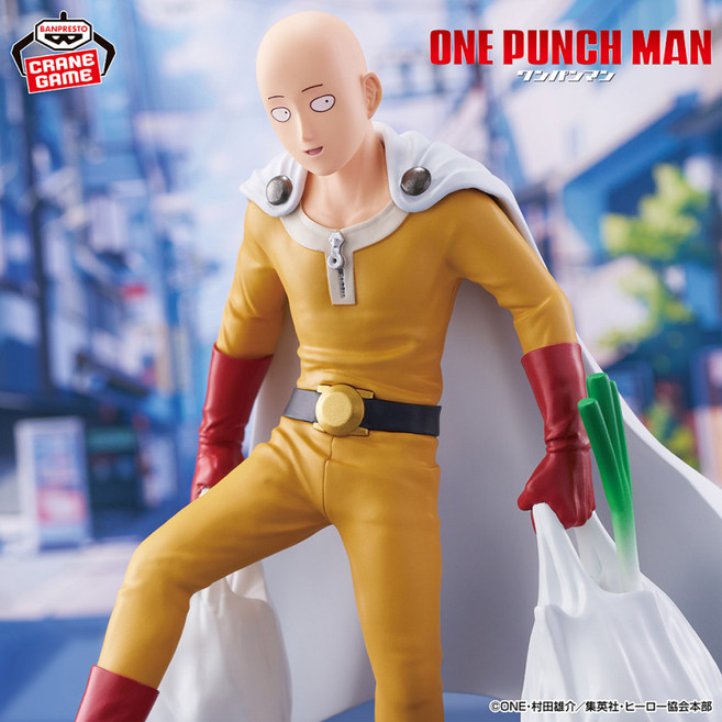 2위 - 반프레스토 원펀맨 One Punch Life 사이타마 피규어, 1개
