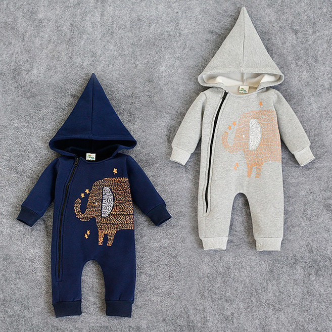 알럽베이비 북유럽 고깔우주복 활동복 유아복 아기옷 남아 면 긴팔 여아 후드 봄 가을 신생아 옷선물