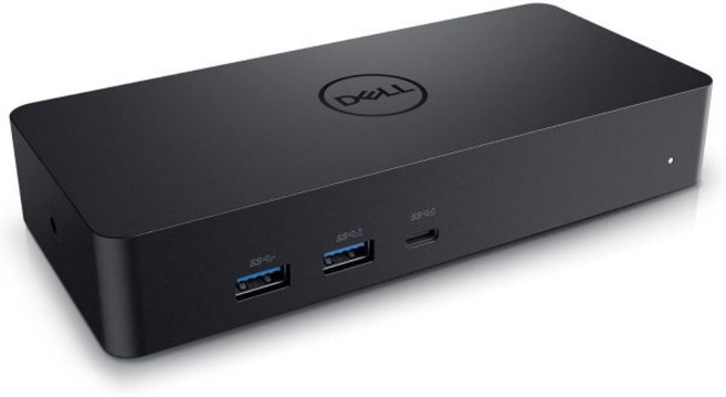 Dell 범용 도킹 스테이션 D6000S USB-C/USB-A PowerShare 옵션 탑재 최대 3개 4K 디스플레이 연결 LED 표시등 블랙, 1개