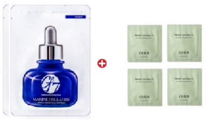 GE7 마스크2매/프라임 어드밴서 앰플세럼 120매/리뉴얼 신제품으로, 1g, 120개