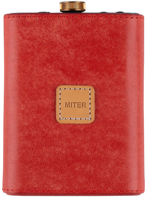 미테르 for iFi Audio HIP-DAC 3 케이스 힙덱 DAC 힙댁 1 2 3 보호 미테르 MITER Case 커버, Red (이태리 푸에블로가죽)