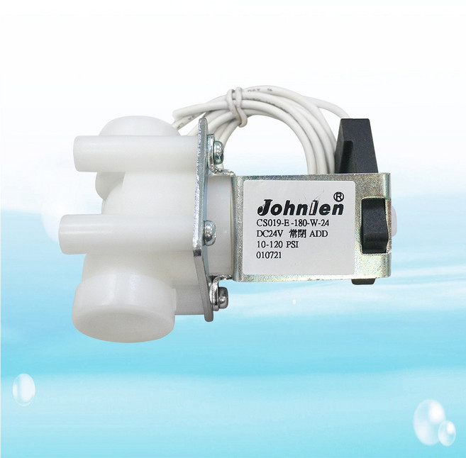 Johnlen 電磁閥 常閉型 隔膜式 -180-W-24 ADD DC24V 台製, 1個