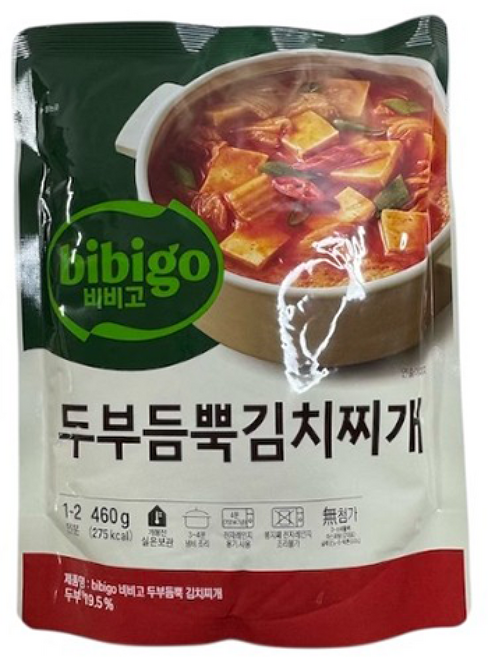 CJ 비비고 두부김치찌개, 460g, 3개
