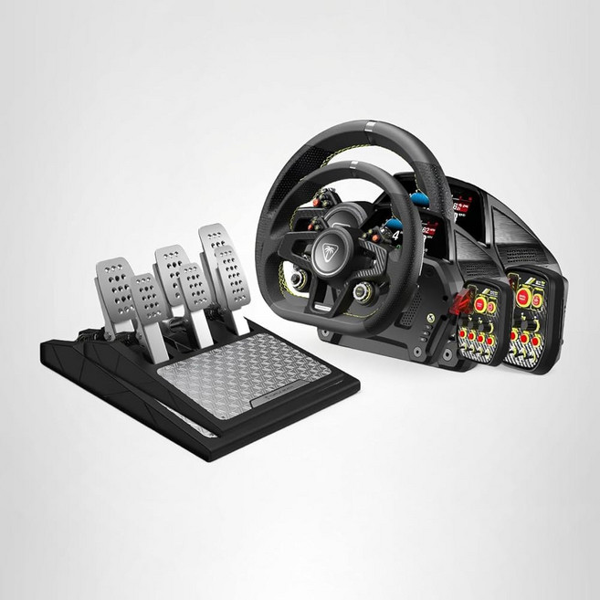 터틀 비치 벨로시티원 멀티 시프트 심 레이싱 시프터 & 핸드브레이크 윈도우 PC 엑스박스 시리즈 X|S 원 7단 기어 + R H 게이트 시퀀셜 시프터 핸드브레이크 홀 효과, Race Wheel & Pedal System, 1개