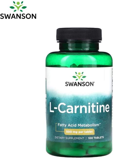 스완슨 L 엘 카르니틴 카르티닌 Carnitine 500mg 100정, 1개 - 쿠팡