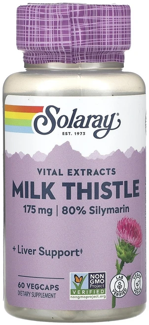 몸관리하세요 겨울입니다 Solaray 필수 추출물 밀크시슬 베지 캡슐 60정 특별관리진행, 1개 - 쿠팡