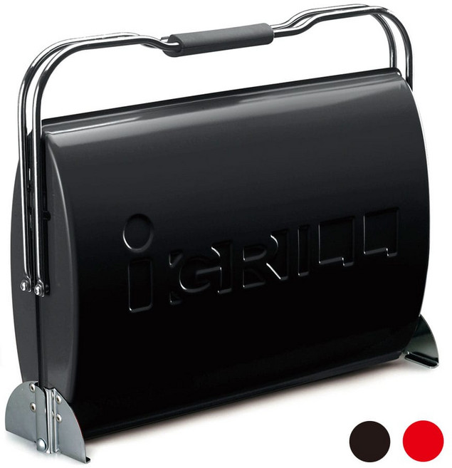 【O-Grill】I-Grill 10 可攜式煤炭烤肉爐 - 中秋烤肉神器, 1個, 紳士黑