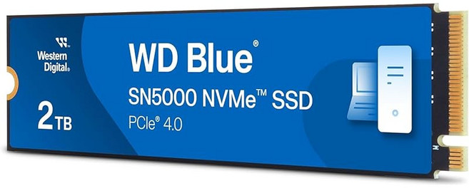 Western Digital 웨스턴디지털 WD Blue SN5000 내장 SSD 2TB M.2 2280 NVMe