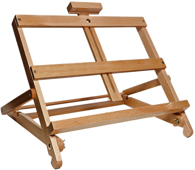 원목테이블이젤-라이트 390mm*430mm 탁상용 나무이젤 알루미늄 전시용 거치대 액자 학원 학교 독서대 미술수업용 받침 경량이젤