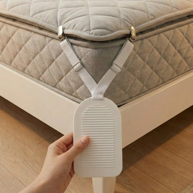 일로움 논슬립 침대패드 고정집게, 4개, 화이트