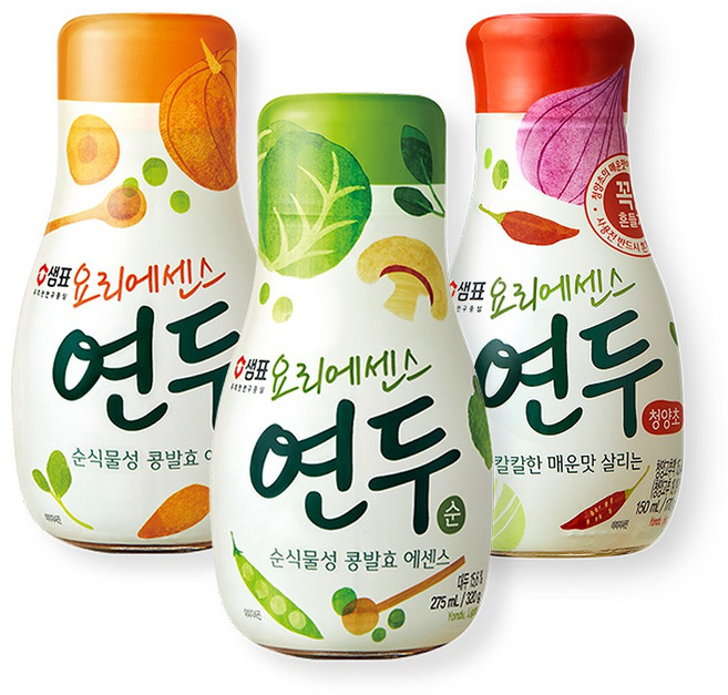 샘표 [연두 + 연두순 + 연두 청양초] 320g 세트, 1세트
