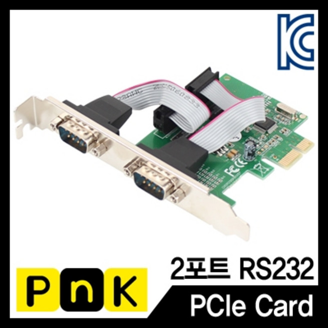 PnK P002A 2포트 PCI Express 시리얼카드, 상세페이지 참조, 단일