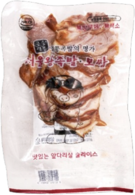 바이오푸드몰_서울왕족발 앞다리 족발슬라이스, 28개