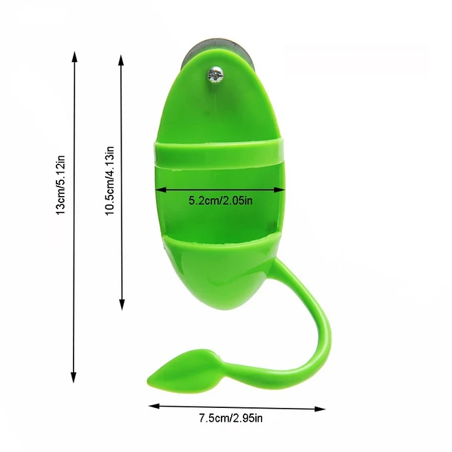 앵무새 앵무참새 코카티엘용 새장 먹이통 1개 갈치뼈 채소 및 과일 급식기, 01 Green