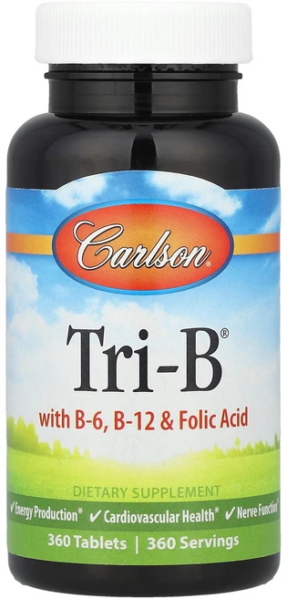 칼슨 엽산영양제 B12 B6 folicacid 360정 - 쿠팡