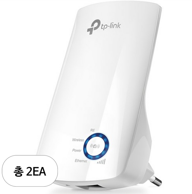 티피링크 무선 와이파이 증폭확장기, TL-WA850RE, 2개