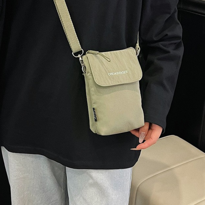 일상채움 초경량 바스락 초경량 폰 가방 크로스백