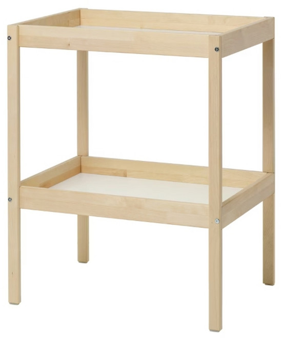 이케아 기저귀교환대 밤나무원목 천연소재 72x53 스니글라르