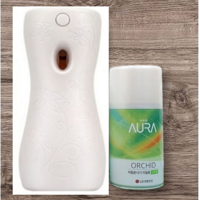 엘지생활건강 자동분사기 본체1개 + 자동분사 리필 난초 280ml 1캔, 1개