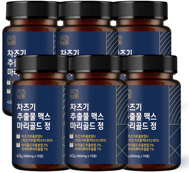 자연바름 루테올린 차즈기 추출물 국내산 차조기 추출분말 정, 70정, 6개