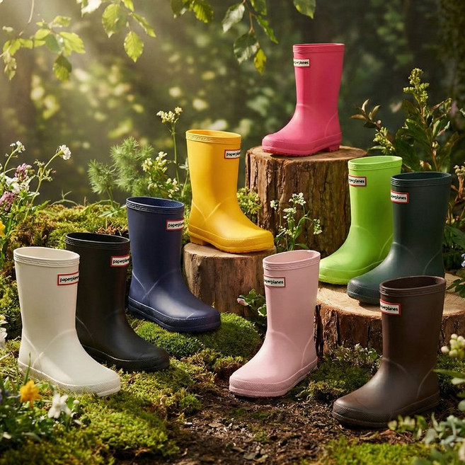 페이퍼플레인키즈 키즈 장화 키즈 레인부츠 아동화 아동 주니어 신발 유아 남아 여아 아쿠아 어린이 학생