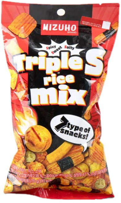 트리플에스 라이스 믹스 스낵 70 g, 1개, 70g