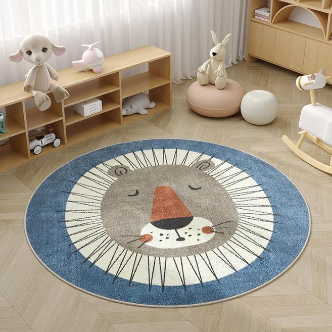 원형 러그 거실 침실 방 독서 공간 발매트