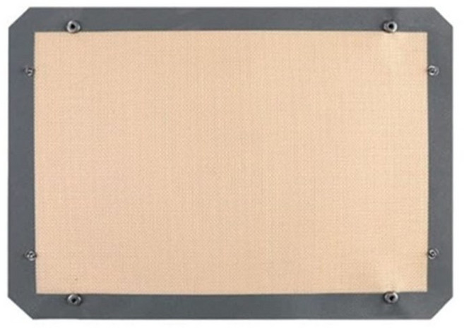 실리콘 오븐 매트 미끄럼 방지 베이킹 시트 내열성 및 재사용 가능한 베이킹, 0.4mm thick, 1개