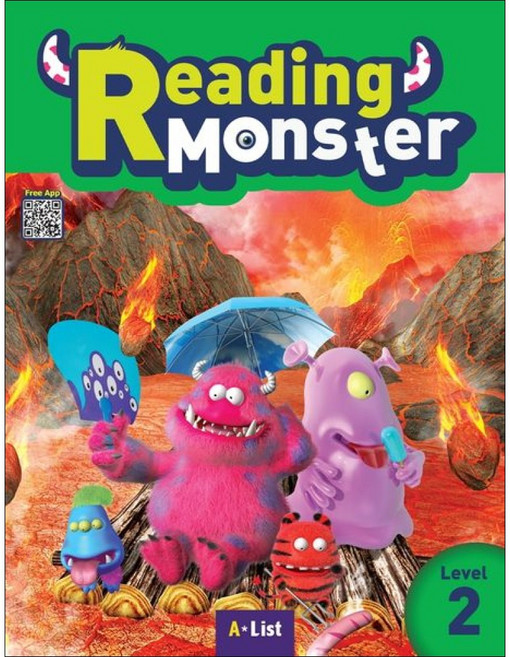 A*List Reading Monster 2 : Student Book with App (Paperback)