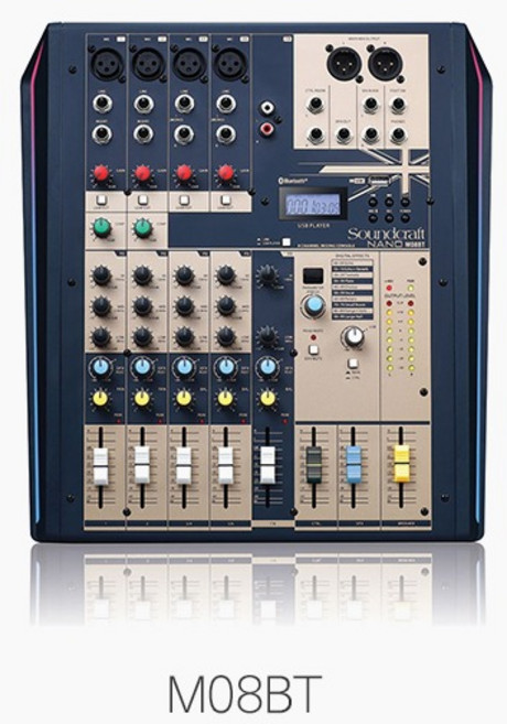 [Soundcraft] Nano M08BT 사운드크래프트 아날로그 믹서