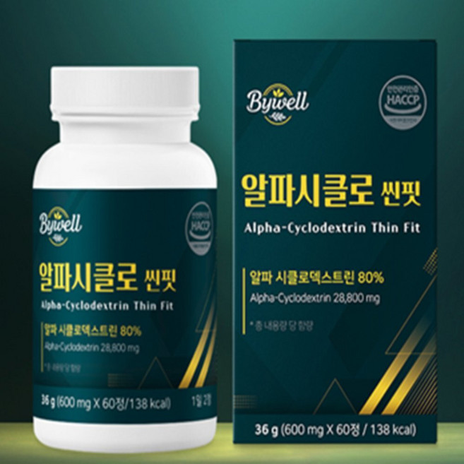 다비샵 알파시클로씬핏 60정 체지방분해, 1개