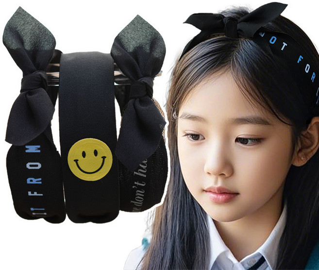 HANNAL 울아이 엄청예쁘지 머리띠 반다나3P세트