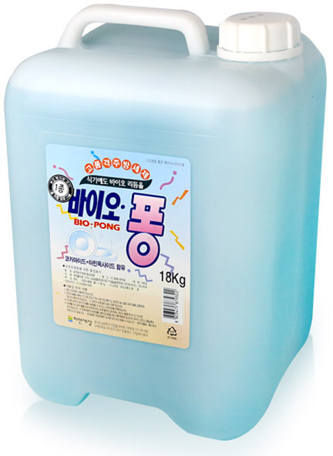 하얀세상 바이오퐁 대용량 1종 주방세제 18kg, 1개