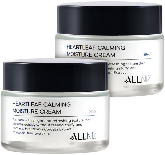 올니즈 어성초 카밍 모이스처 진정 크림, 2개, 50ml