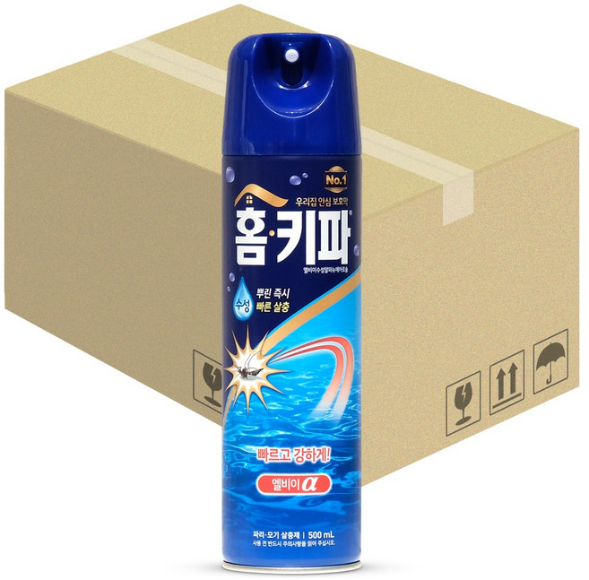 홈키파 엘비이 알파 에어졸500ml, 30개, 500ml
