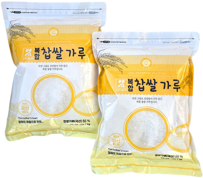 소연식품 찹쌀가루 복합, 1kg, 2개