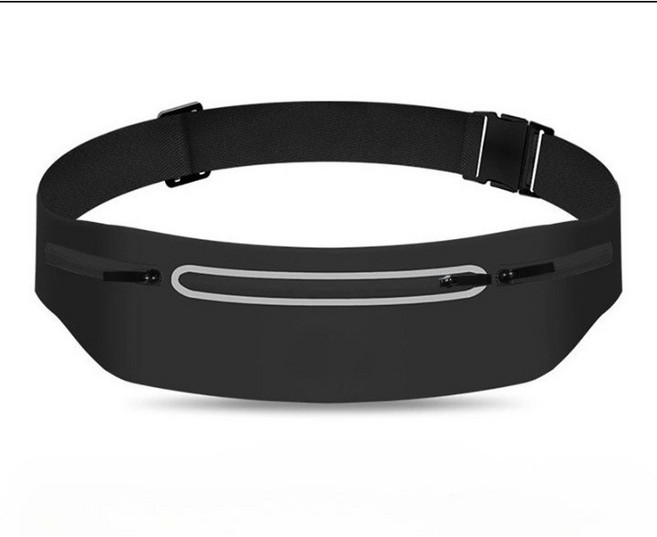 요요기프트 스포츠 초경량 벨트 가방, 1개, 블랙