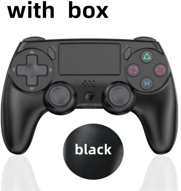 만도 조이스틱 무선 블루투스 PS4 컨트롤러 (소니 호환 프로/슬림/PC/아이패드 호환호환/진동 게임패드) 콘, 25 BLACK