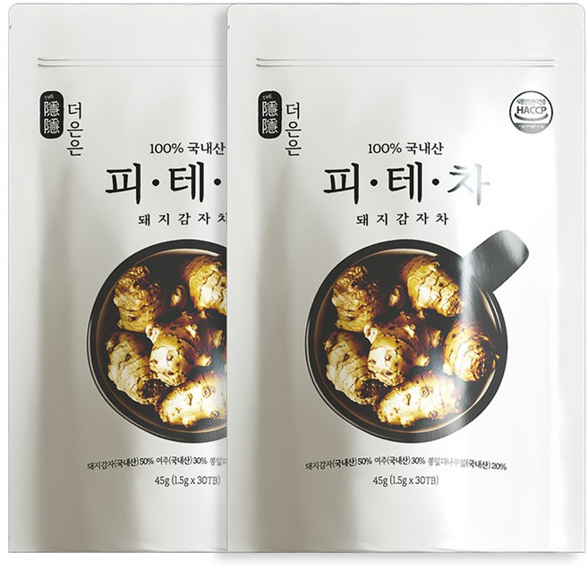 더은은 피테차 식후 혈당 루틴 차 돼지감자 여주 뽕잎 티백 60개입, 30티백 + 30티백