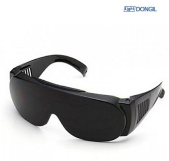 INVEN* 인벤 고급 워터밤 보호안경 (흑테투명 올투명 용접흑색렌즈 녹색렌즈 고글) 병원 축제 습기방지 안전 보안경 용접 공사 공연 페스티벌 @안전2중포장@, Y20#8(용접안경올흑), 1개