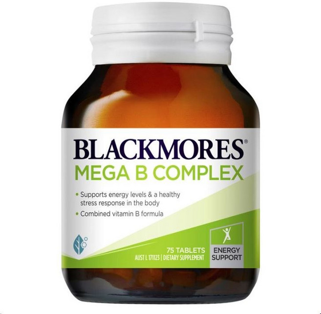 블랙모어스 메가 B 컴플렉스 타블렛, 1개, 75정