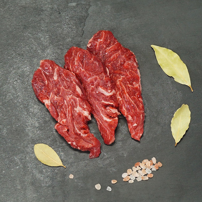 청도한우 제비추리 1++등급 300g 1팩 구이 스테이크, 1개