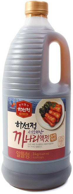 하선정 까나리액젓 알뜰형, 3kg, 27개