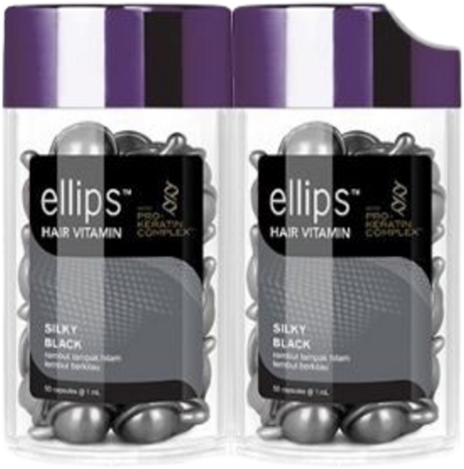 엘립스 모로칸오일 보틀 샤워프레시 헤어오일 50p, 05_케라틴 실키 블랙, 2개, 50ml