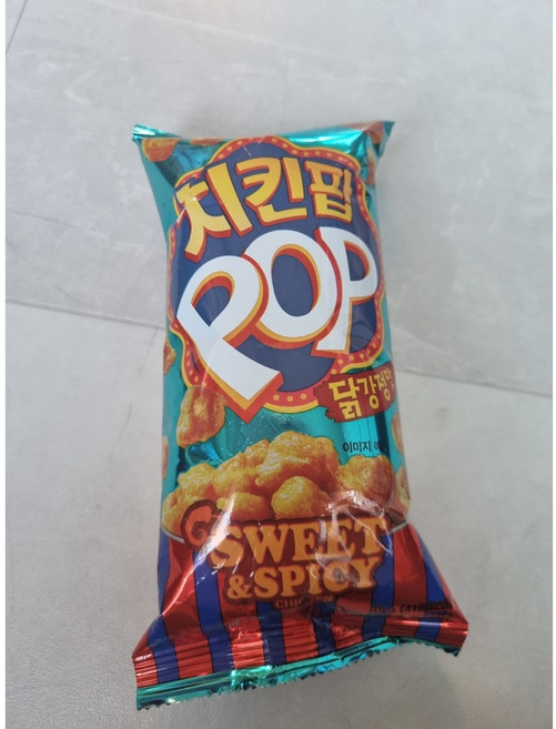 오리온 치킨팝 닭강정맛, 81g, 12개